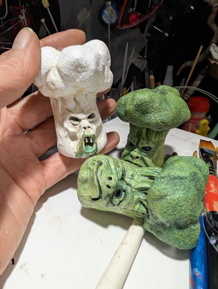 Fang the Vampire Cauliflower & Confused Broccoli